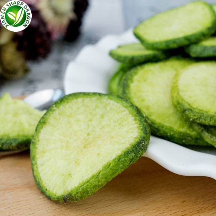 Vacuum Fried Green Radish Chips