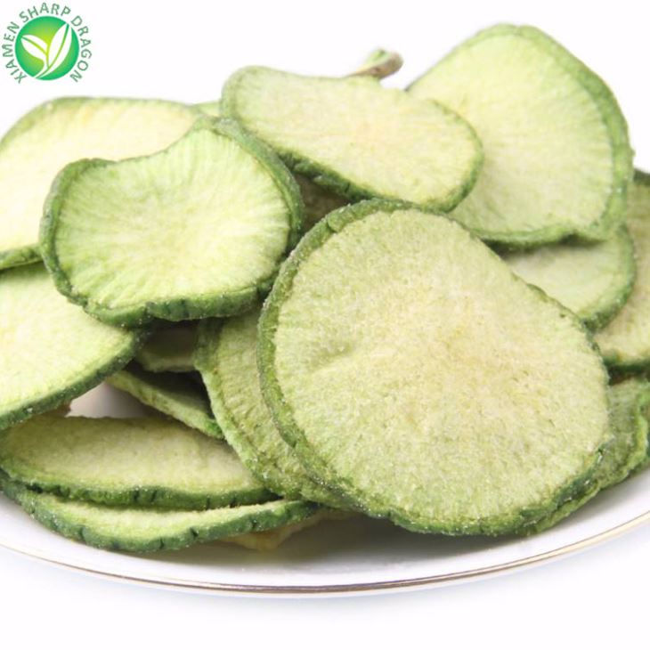Vacuum Fried Green Radish Chips